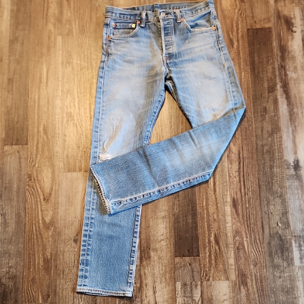 Levi's Men's Straight Jeans - Light Blue